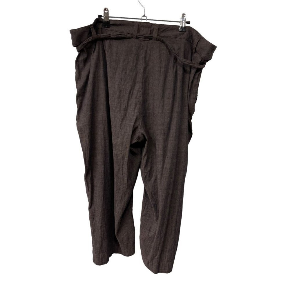 Coldwater Creek Linen Blend Dress Pants Slacks Crop Women’s Sz 18